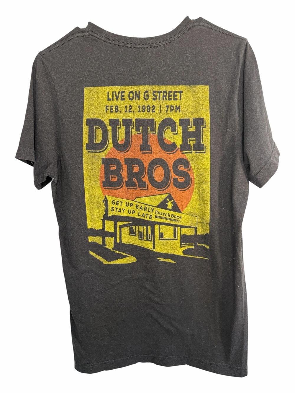 Dutch Bros Charcoal Gray “Live on G Street” RARE DB 1992